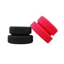 Cargar imagen en el visor de la galería, Aplicador de esponja Dual Stamp Negro/Rojo x2
