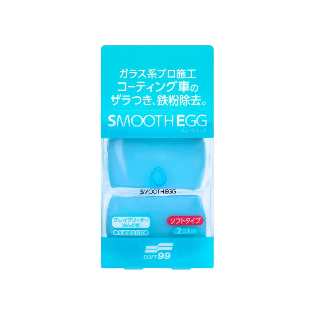 Set de 2 barras de arcilla descontaminante Smooth Egg Soft99.