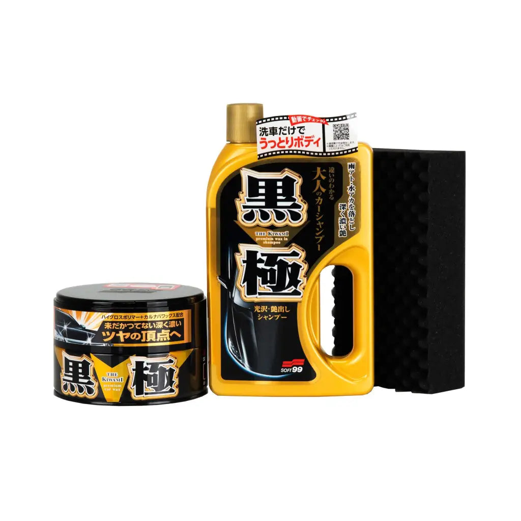 Kit Kiwami Autos Oscuros: Wax + Shampoo