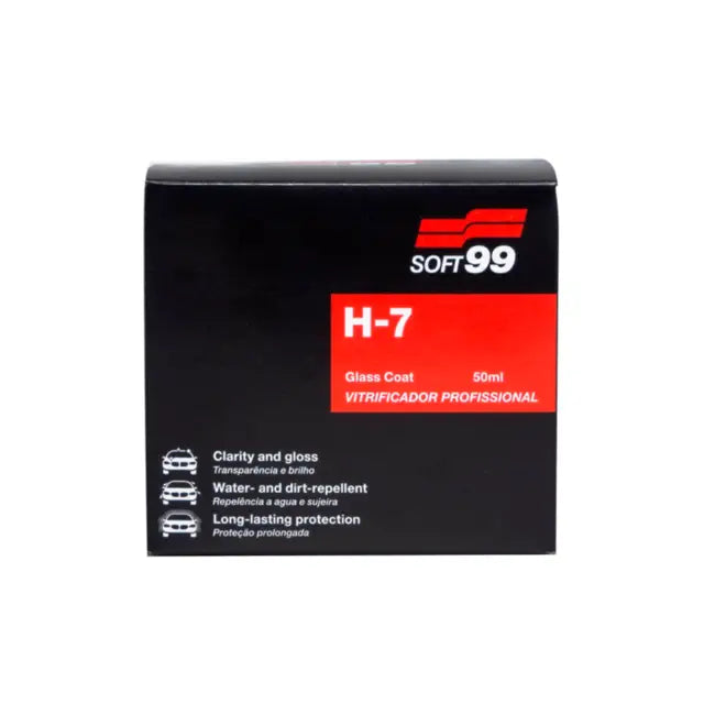 Sellador Cerámico H-7 Soft99 de 50ml, protección de más de 1 año.